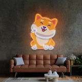 Cute Shiba LED Neon Sign Light Pop Art