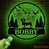 Dachshund Metal Sign Custom Dog Name Sign Dog Memorial Gift Dachshund Wall Decor Dog Lovers Wall Art Pet Lover Gift Dog