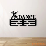 Dance Medal Hanger with Custom Monogram Name Metal Sign Personalized Dance Medal Holder Monogram Dance Medal Display