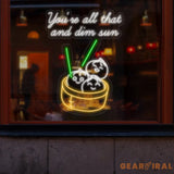Dimsum Neon Sign Dimsum Led Sign Dimsum Led Sign Custom Neon Sign Home Decor Restaurant Neon Sign Restaurant Neon Decor