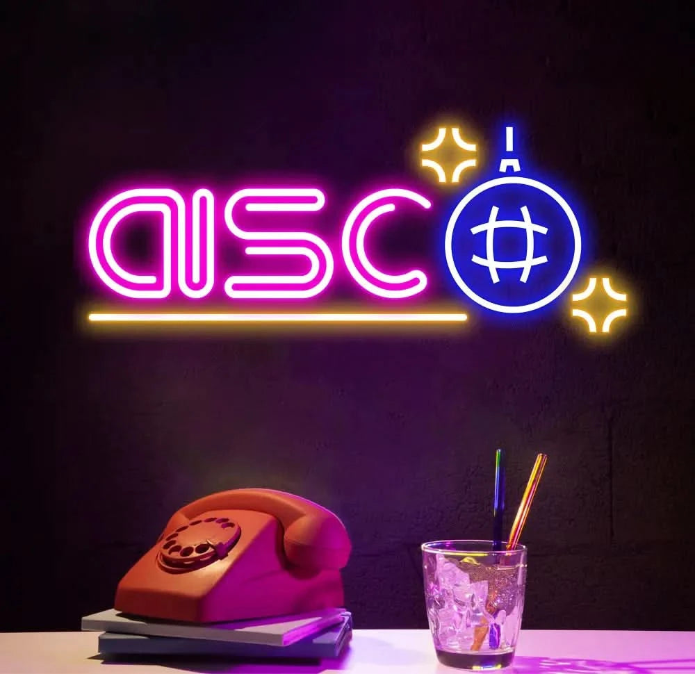 Disco Neon Sign Disco Neon Light Disco Sign Music Neon Sign Neon Sign Wall Decor Bar Decoration Neon Lights Business