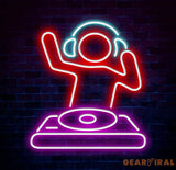 DJ Player Neon Sign For Bar Neon Light Sign for Man Cave LED Neon Light for Wall Decor Neon LED Sign for Bar Party Wall