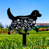 Dog Grave Marker Custom Year Memorial Stake Every Dog Breed Metal Stake Personalized Dog Garden Sign Pet Loss Gift
