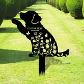Dog Loss Metal Garden Sign Miss You Dog Metal Stake Personalized Dog Garden Sign Pet Loss Gift Garden Decor Remembrance