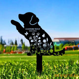 Dog Loss Metal Garden Sign Miss You Dog Metal Stake Personalized Dog Garden Sign Pet Loss Gift Garden Decor Remembrance