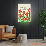 Don’t over think it Neon Sign x Acrylic Artwork