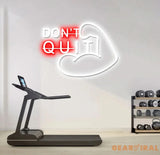 Don’t Quit Neon Sign Custom Home Gym Decor LED Neon Light Gym Motivational Quotes Wall Led Fitness Decoration