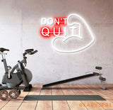 Don’t Quit Neon Sign Custom Home Gym Decor LED Neon Light Gym Motivational Quotes Wall Led Fitness Decoration