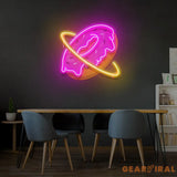 Doughnut Planet Led Neon Acrylic Artwork