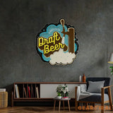 Draft Beer LED Neon Sign Light Pop Art