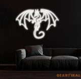 Dragon LED Neon Sign Color Changing Wall Art for Home Gaming Room or Office Perfect Neon Light for Fantasy Lovers and