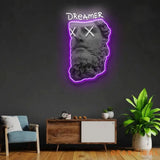 ’Dreamer’ Neon x Acrylic Artwork