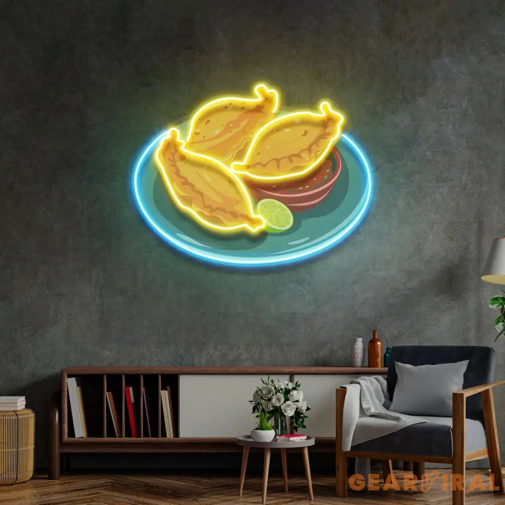 Empanada LED Neon Sign Light Pop Art