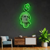 ’Eyes on The Prize’ Neon x Acrylic Artwork