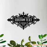 Family Address Custom Metal Sign Personalized Family Name Metal Sign Outdoor Door Decor Address Wall Art Perfect Gift