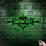 Family Address Custom Metal Sign Personalized Family Name Metal Sign Outdoor Door Decor Address Wall Art Perfect Gift