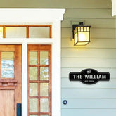 Family Name Metal Sign Name Sign Personalized Split Letter Last Name Family Name Wall Sign,Outdoor Door Monogram Family