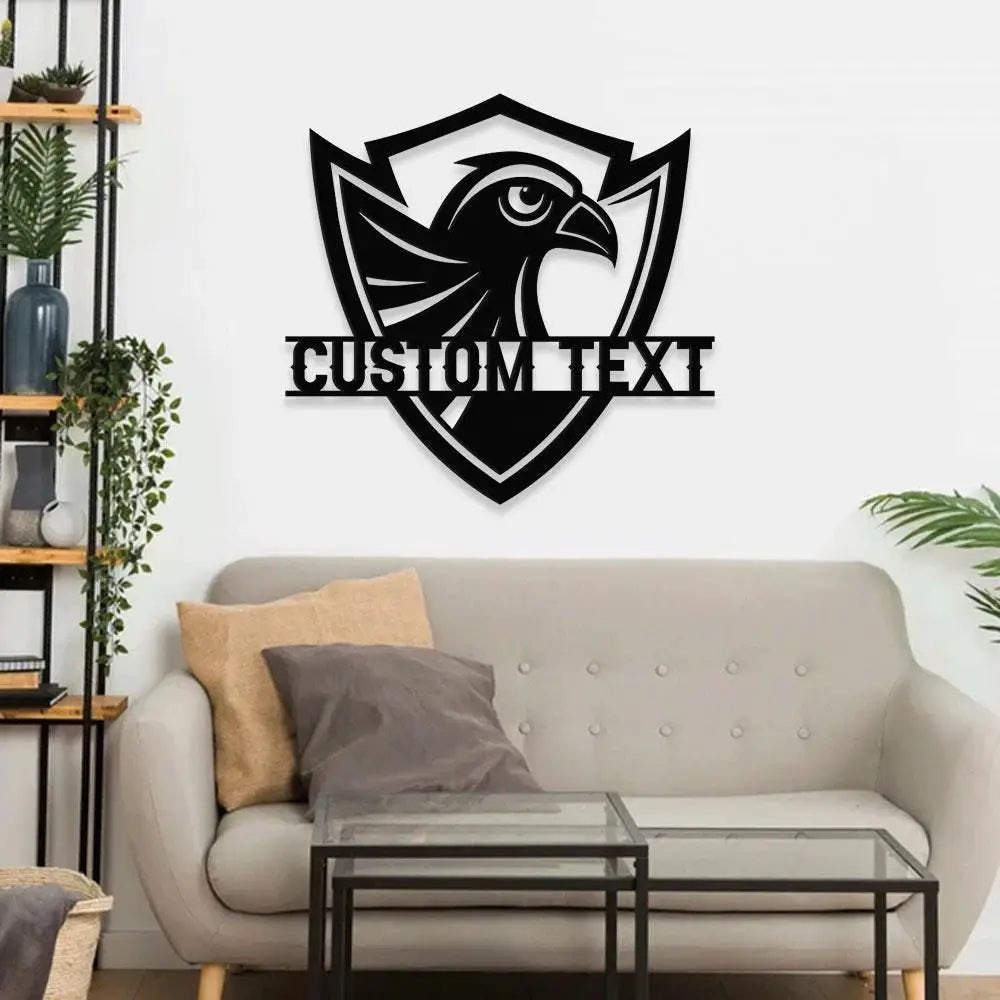 Family Name USA Metal Wall Sign Patriotic Wall Art Minimal Patriotic Sign Home Patriotic Sign Housewarming Gift