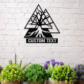 Family Tree Name Metal LED Sign Personalized Name Wall Sign Outdoor Tree Decor Metal Sign Housewarming Tree Wall art