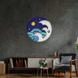 Fantastic Night Sky LED Neon Sign Light Pop Art