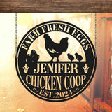 Farm Fresh Eggs Sign - Custom Chicken Sign - Chicken Coop Sign - Chicken Farm | GearViral