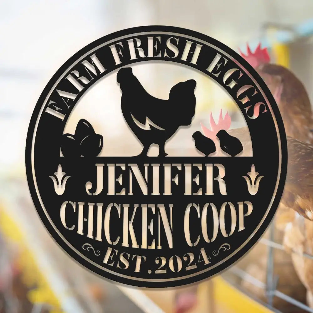 Farm Fresh Eggs Sign - Custom Chicken Sign - Chicken Coop Sign - Chicken Farm | GearViral