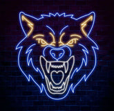Fierce Wolf Neon Sign Custom Wolf Wall Art Animal Neon Light for Game Room Cool Neon Art for Bar Decor Gift for Wolf