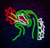 Fire-breathing Monster Neon Signs Dinosaur Neon Light Neon Sign for Wall Decor Gaming Room Neon Sign Boys Room Decor,
