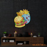 Food Monster Artwork Led Neon Sign Light