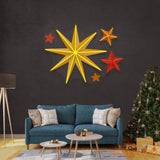 Four Christmas Symbols LED Neon Sign Artwork