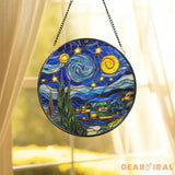 Fourth Wing Dragon Stained Glass Suncatcher Fantasy Dragon Window Hanging Book Lover Gift Bookish Decor Holiday