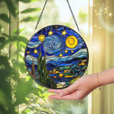 Fourth Wing Dragon Stained Glass Suncatcher Fantasy Dragon Window Hanging Book Lover Gift Bookish Decor Holiday