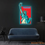 ’Freedom’ Neon x Acrylic Artwork