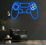 Game Controller Neon Sign Game Controller Led Light Game Zone Neon Sign Gaming Neon Light Gamer Room Art Gamer led