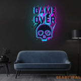 Game Over B&P Neon Sign x Acrylic Artwork