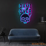 Game Over B&P Neon Sign x Acrylic Artwork