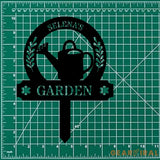 Garden Address Sign Metal Stake Personalized Name Yard Sign Outdoor Door Garden Decor Metal Sign Gift for Garden Lovers