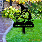 Garden Security Custom Metal Sign - Garden Decor - And Into The Garden I Grow With Love | Personalize Garden Metal Sign
