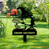 Garden Security Custom Metal Sign - Garden Decor - And Into The Garden I Grow With Love | Personalize Garden Metal Sign