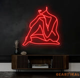 Girl Neon Sign Girl Body Neon Sign Woman Neon Sign Lady Neon Sign Woman Body Neon Sign Woman Body Wall Art Neon Sign