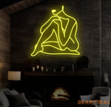 Girl Neon Sign Girl Body Neon Sign Woman Neon Sign Lady Neon Sign Woman Body Neon Sign Woman Body Wall Art Neon Sign