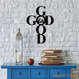 God Is Good Cross Metal Wall Hanging Metal Wall art Steel Wall Decor Metal Sign Home Decor Custom Metal Sign