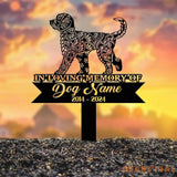 Goldendoodle Mandala Garden Stake Metal Zentangle Dog Yard Art Pet Loss Memorial Custom Goldendoodle Grave Marker Dog