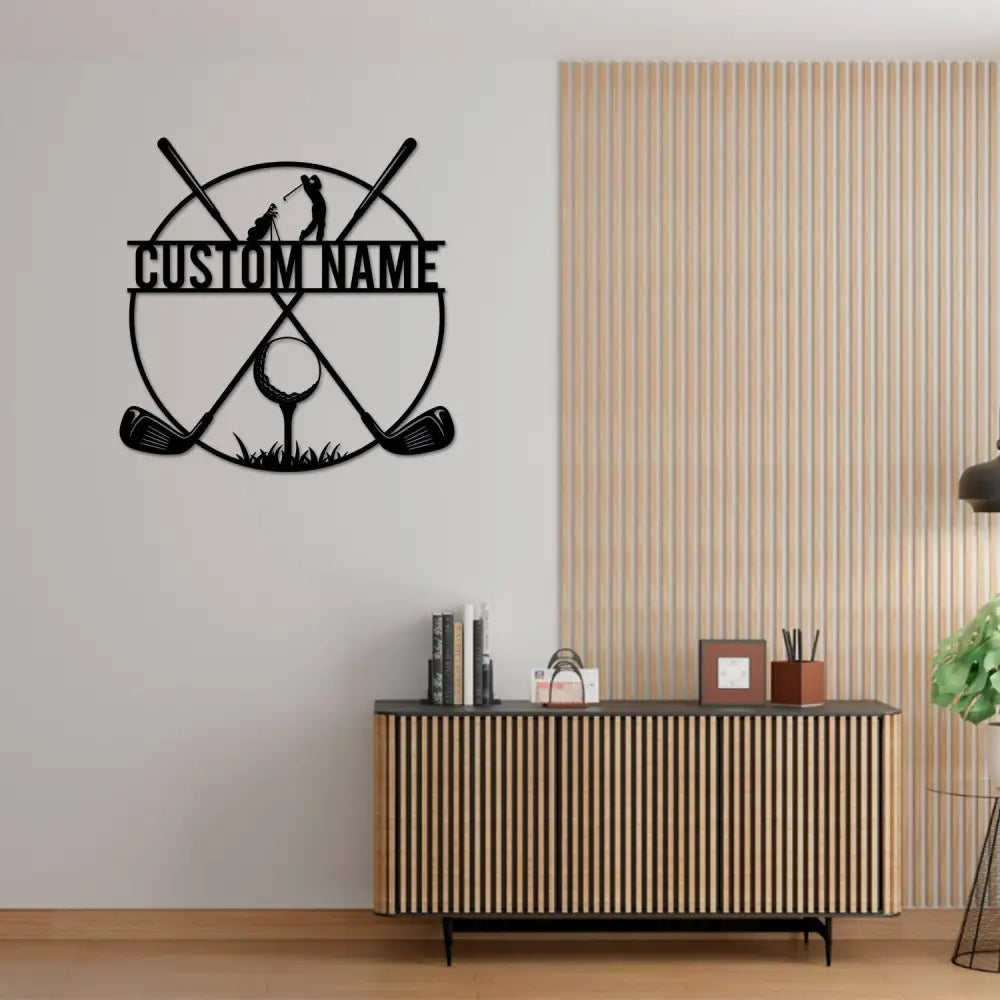 Golf Custom Name Metal Sign Golf Sign Bar Sign 19th Hole Custom Golf Sign Man Cave Home Bar Game Room Sign Fathers Day