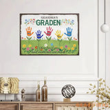 Grandma’s Garden Custom Metal Sign - Garden Yard Decor - Personalized Name Garden Stake Grandma’s Garden Art Metal Yard