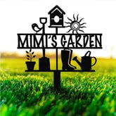 Grandma’s Garden Sign Nana Garden Stake Metal Garden Tools Outdoor Garden Decor Grandma Mom Mother’s Day Gift Gardener