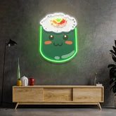 Green Sushi Led Neon Acrylic Artwork