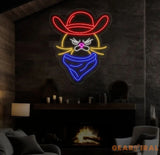 Grumpy Cowboy Cat Neon Sign Cowboy Cat Led Sign Custom Neon Sign Pet Shop Wall Decor Cat Shop Light Art Gift For Kid