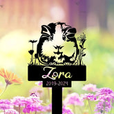 Guinea Pig Memorial Stake - Guinea Pig Grave Markers Stake - Personalized Guinea Pig Remembrance Stake Guinea Pig Loss