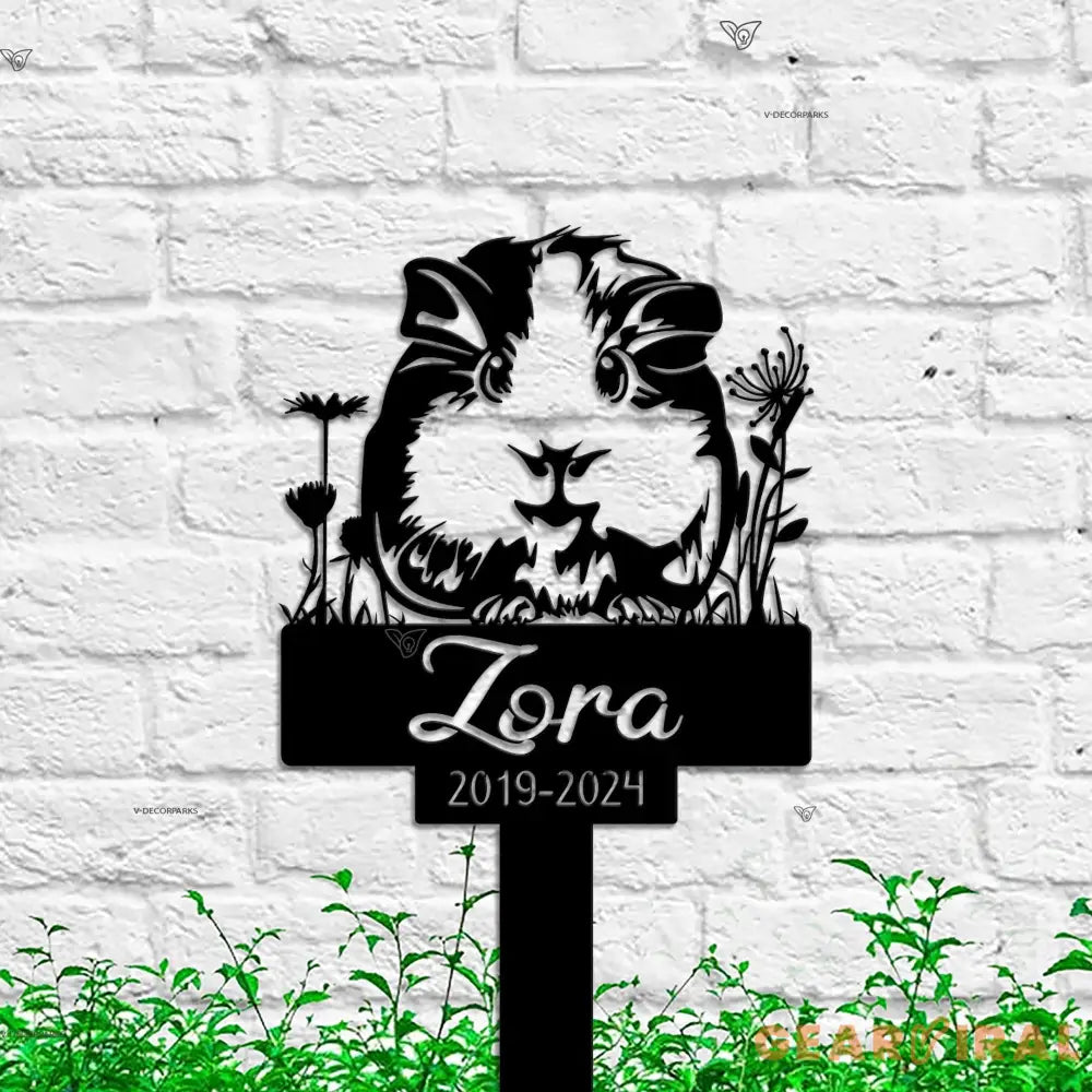 Guinea Pig Memorial Stake - Guinea Pig Grave Markers Stake - Personalized Guinea Pig Remembrance Stake Guinea Pig Loss
